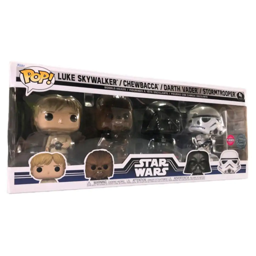 Star Wars New Classics (FL) Funko POP! Movies Vinyl figura 4 db-os csomag 9 cm termékfotó