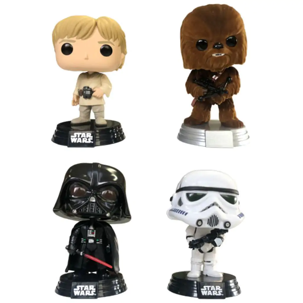 Star Wars New Classics (FL) Funko POP! Movies Vinyl figura 4 db-os csomag 9 cm termékfotó