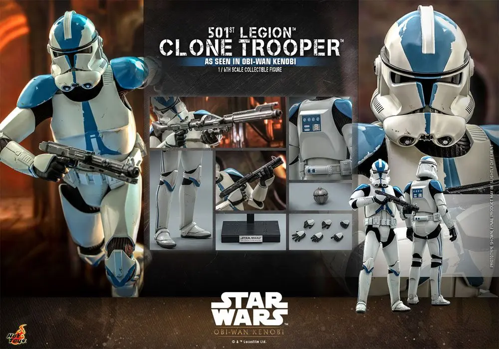 Star Wars: Obi-Wan Kenobi 1/6 501st Legion Clone Trooper akciófigura 30 cm termékfotó