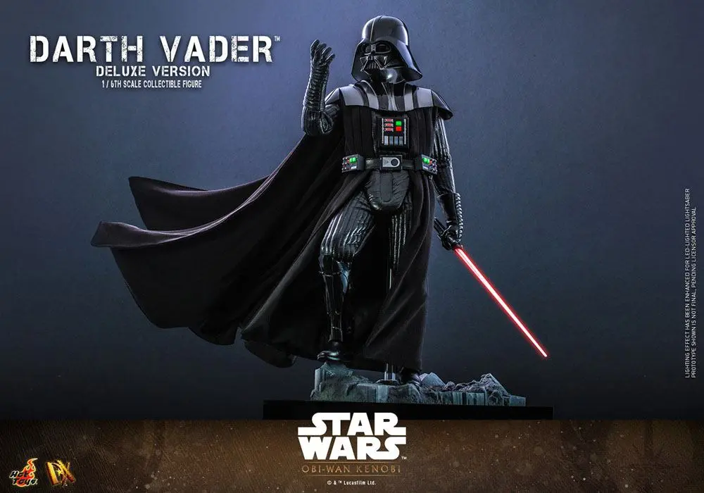Star Wars: Obi-Wan Kenobi DX 1/6 Darth Vader Deluxe Version akciófigura 35 cm termékfotó