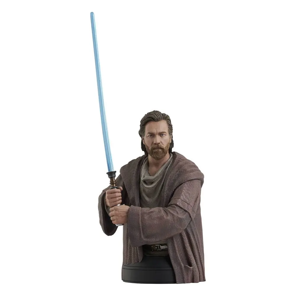 Star Wars: Obi-Wan Kenobi 1/6 Obi-Wan Kenobi mellszobor figura 15 cm termékfotó