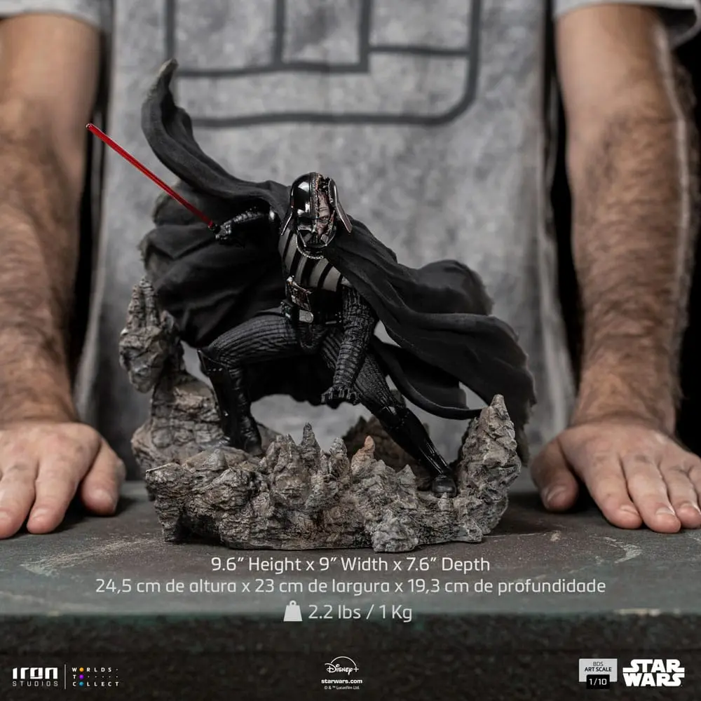 Star Wars: Obi-Wan Kenobi BDS Art Scale 1/10 Darth Vader szobor figura 24 cm termékfotó