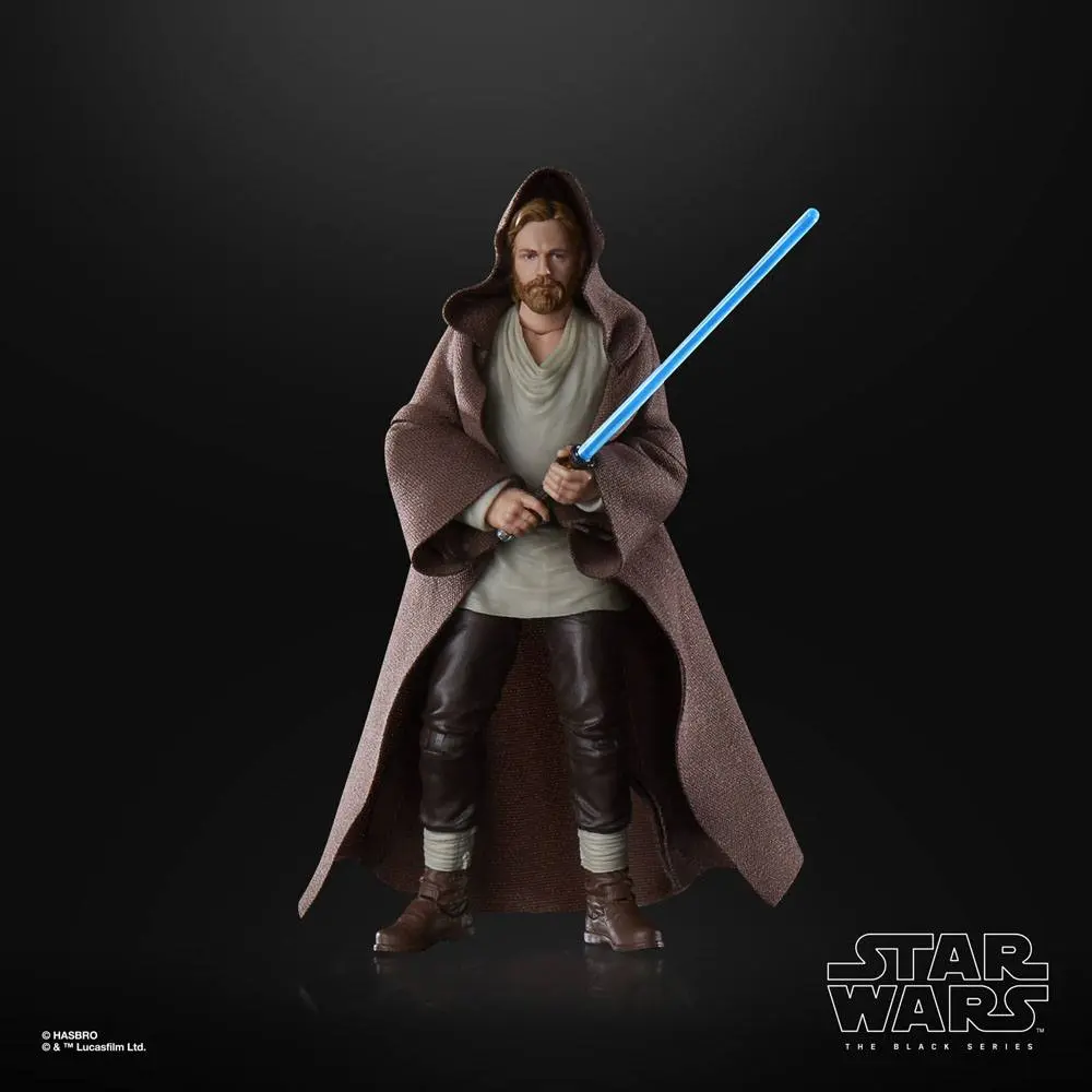 Star Wars: Obi-Wan Kenobi Black Series 2022 Obi-Wan Kenobi (Wndering Jedi) akciófigura 15 cm termékfotó