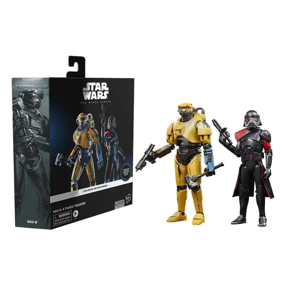 Star Wars: Obi-Wan Kenobi Black Series NED-B & Purge Trooper Exkluzív 2 db-os akciófigura csomag 15 cm termékfotó