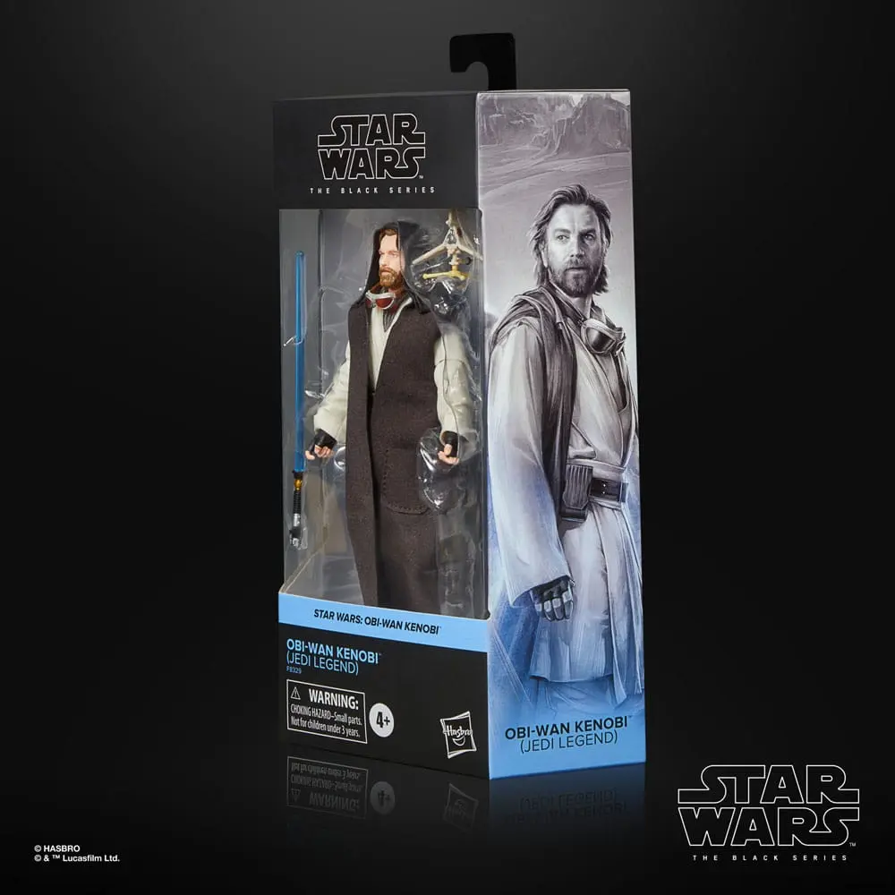 Star Wars: Obi-Wan Kenobi Black Series Obi-Wan Kenobi (Jedi Legend) akciófigura 15 cm termékfotó