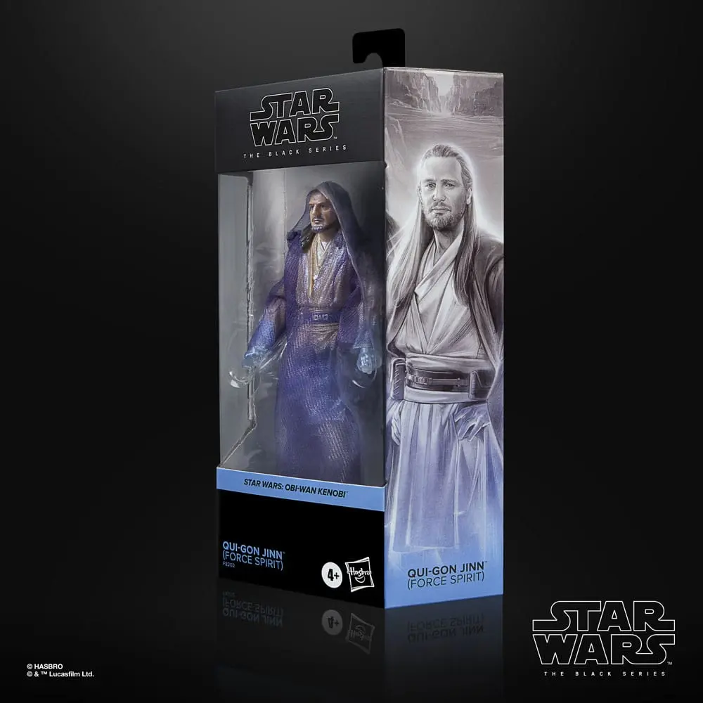 Star Wars: Obi-Wan Kenobi Black Series Qui-Gon Jinn (Force Spirit) akciófigura 15 cm termékfotó