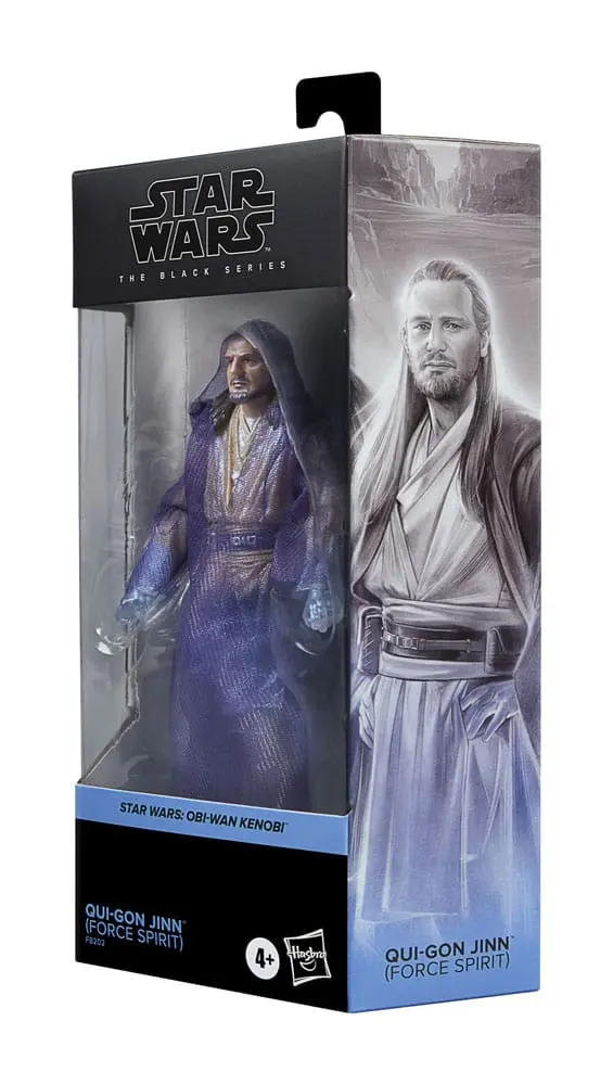 Star Wars: Obi-Wan Kenobi Black Series Qui-Gon Jinn (Force Spirit) akciófigura 15 cm termékfotó