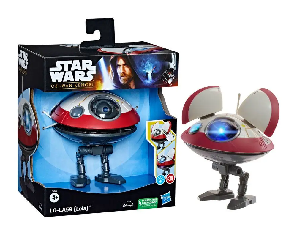 Star Wars: Obi-Wan Kenobi LO-LA59 (Lola) elektromos figura 13 cm termékfotó