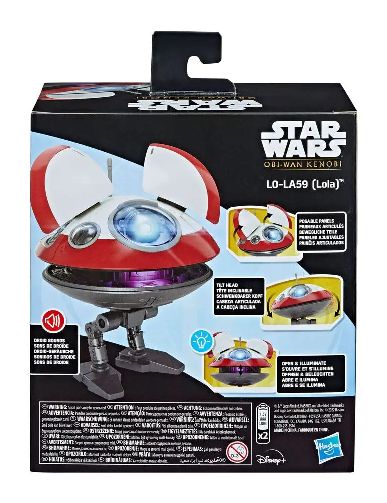 Star Wars: Obi-Wan Kenobi LO-LA59 (Lola) elektromos figura 13 cm termékfotó