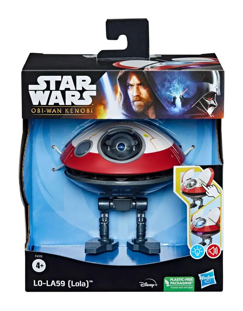 Star Wars: Obi-Wan Kenobi LO-LA59 (Lola) elektromos figura 13 cm termékfotó