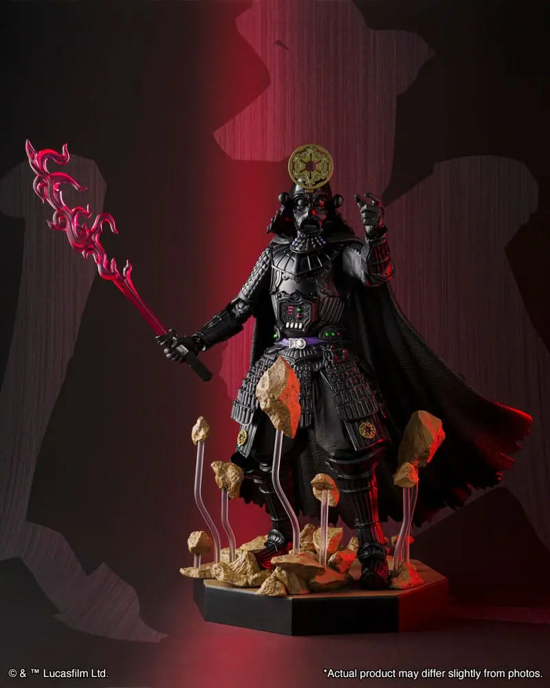 Star Wars: Obi-Wan Kenobi Meisho Movie Realization Samurai Taisho Darth Vader (Vengeful Spirit) akciófigura 18 cm termékfotó