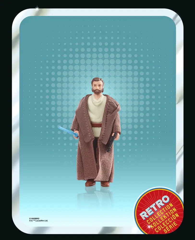 Star Wars: Obi-Wan Kenobi Retro Collection 2022 Obi-Wan Kenobi (Wandering Jedi) akciófigura 10 cm termékfotó
