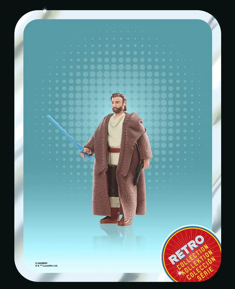 Star Wars: Obi-Wan Kenobi Retro Collection 2022 Obi-Wan Kenobi (Wandering Jedi) akciófigura 10 cm termékfotó