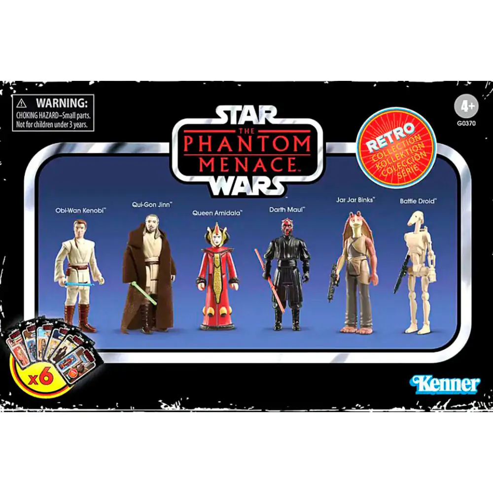 Star Wars Phantom Menace figura csomag 9,5cm termékfotó