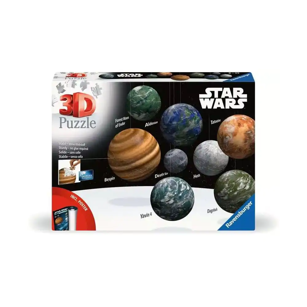 Star Wars Planets of the Star Wars Galaxy 3D puzzle (531 darab) termékfotó