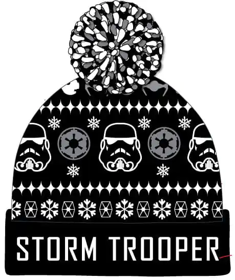 Star Wars Pom-Pom Storm Trooper kötött sapka termékfotó