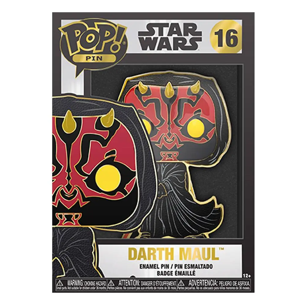 Star Wars POP! Enamel Pin Darth Maul kitűző 10 cm termékfotó