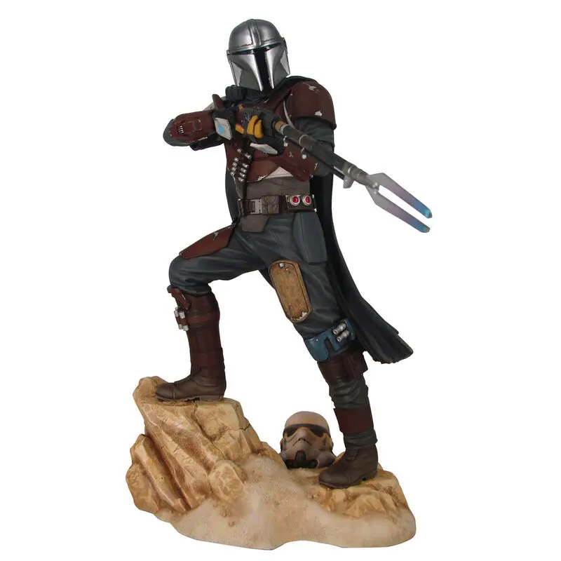 Star Wars Premier Kollekció The Mandalorian szobor figura 29cm termékfotó