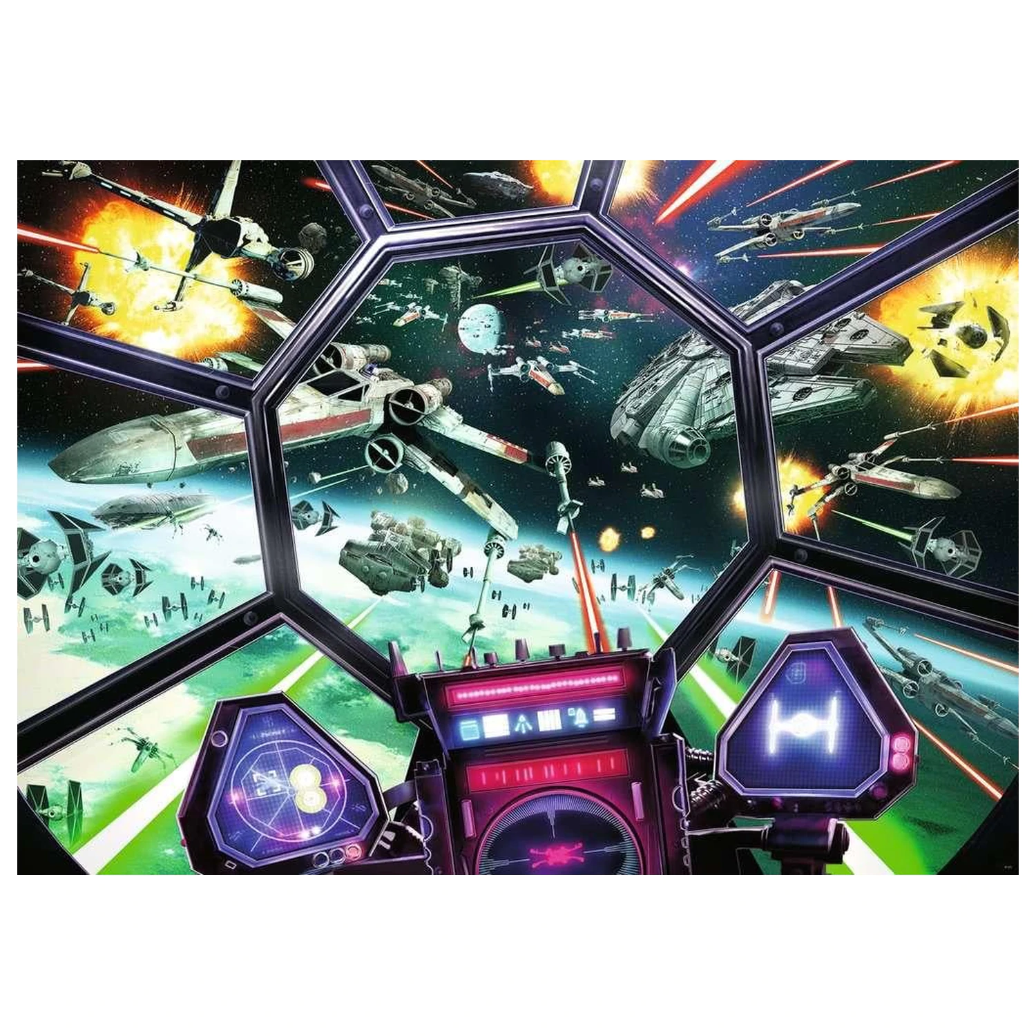 STAR WARS puzzle TIE Fighter Cockpit ( 1000 darab) termékfotó