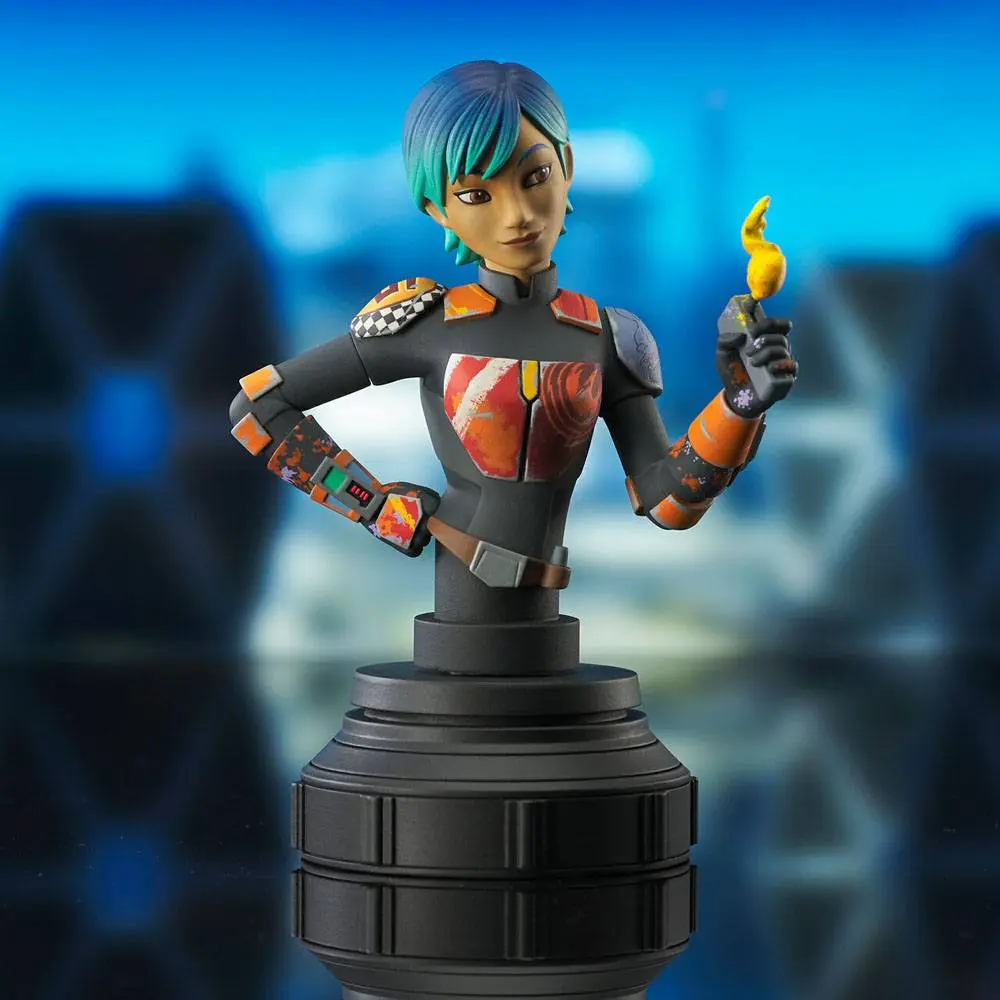 Star Wars Rebels 1/7 Sabine Wren mellszobor figura 15 cm termékfotó