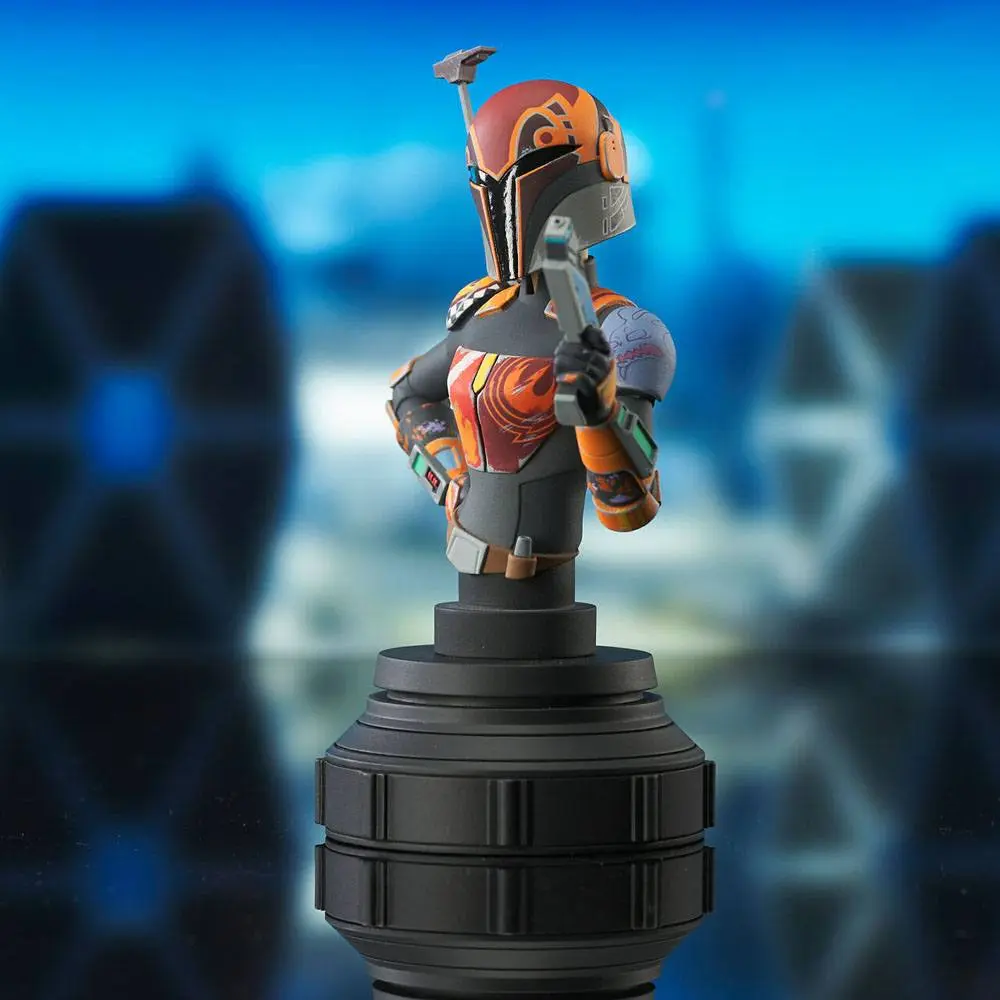 Star Wars Rebels 1/7 Sabine Wren mellszobor figura 15 cm termékfotó