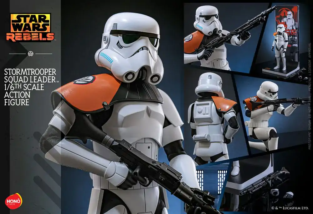 Star Wars: Rebels akciófigura 1/6 Stormtrooper Squad Leader 28 cm termékfotó