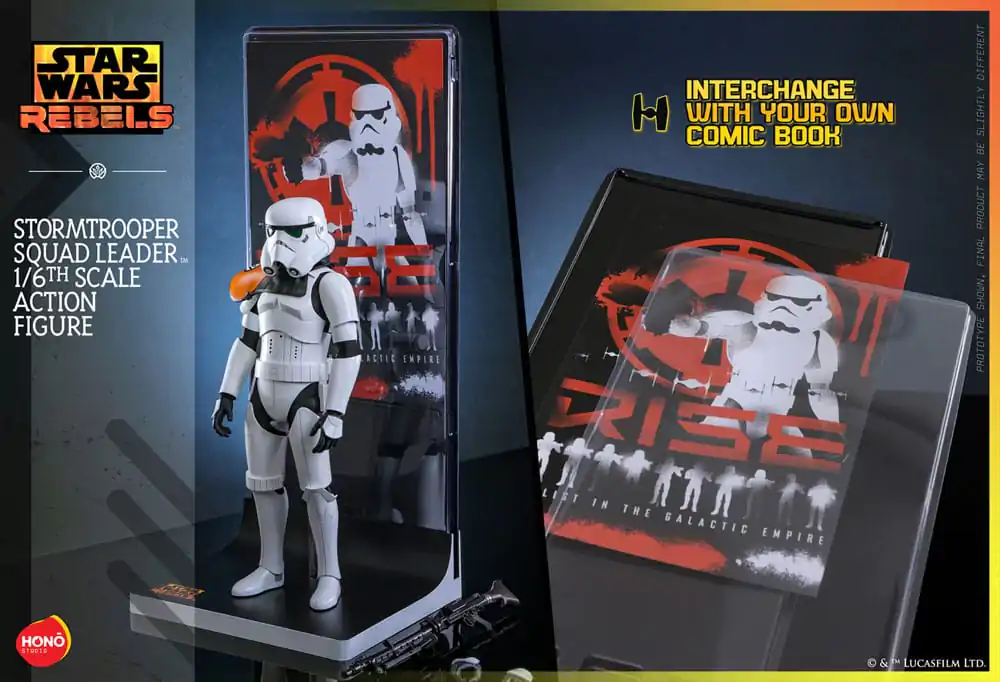 Star Wars: Rebels akciófigura 1/6 Stormtrooper Squad Leader 28 cm termékfotó