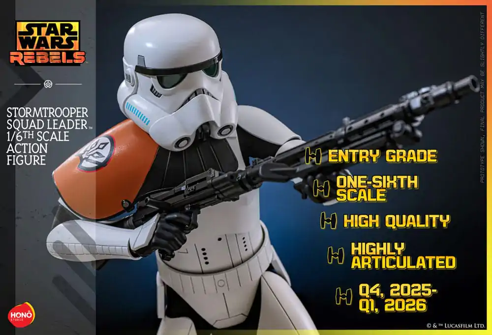 Star Wars: Rebels akciófigura 1/6 Stormtrooper Squad Leader 28 cm termékfotó