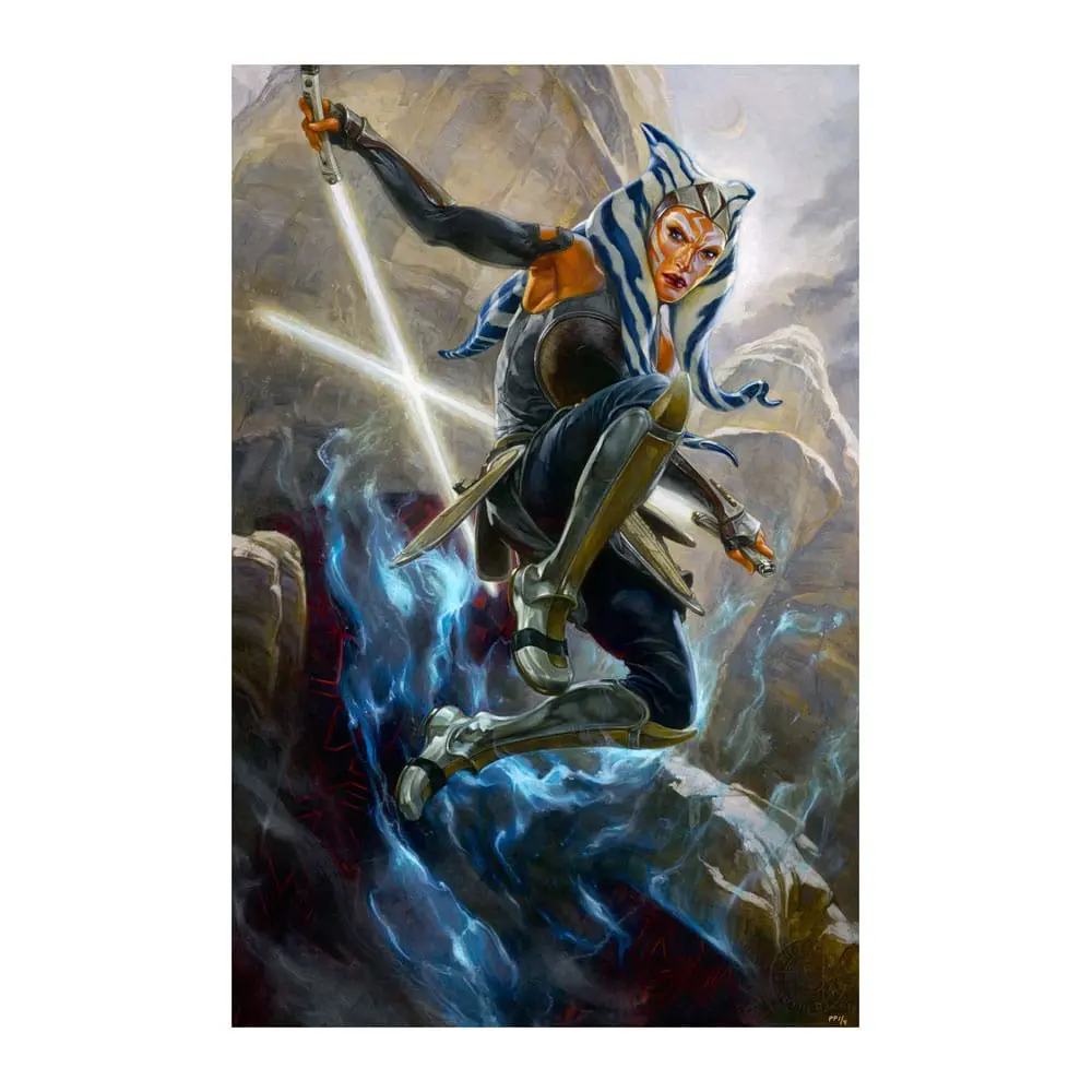 Star Wars: Rebels Art Print Ahsoka Tano: Hanging in the Balance 46 x 61 cm - keretezetlen vászonkép termékfotó