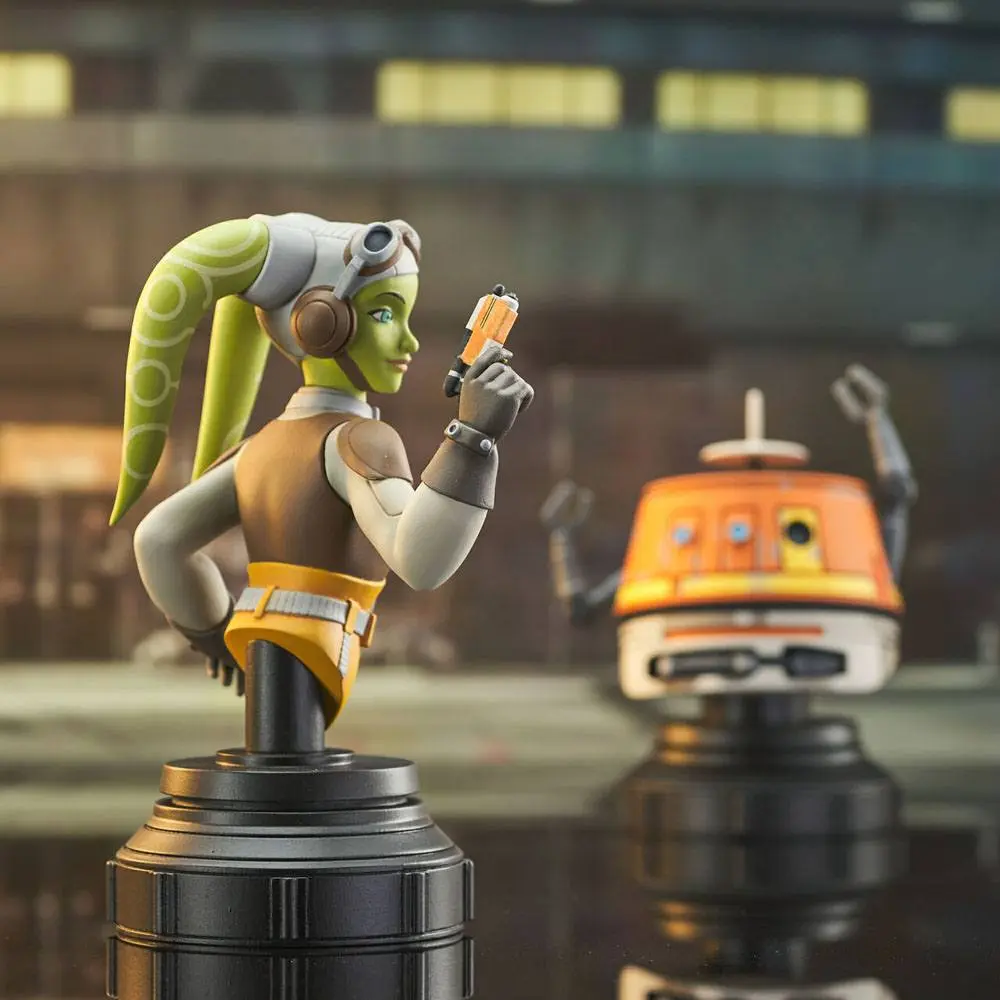 Star Wars Rebels Hera &amp; Chopper mellszobor figura csomag 15 cm termékfotó
