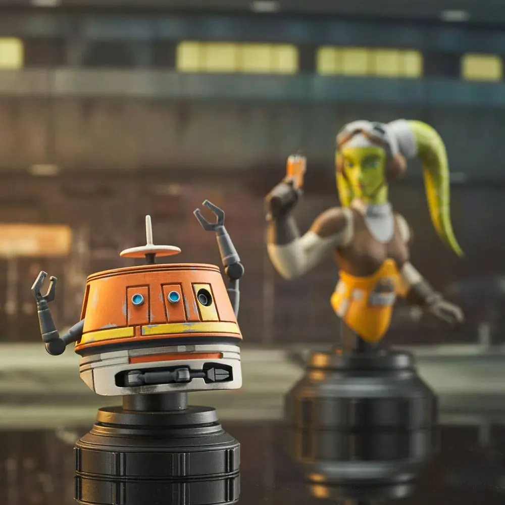 Star Wars Rebels Hera &amp; Chopper mellszobor figura csomag 15 cm termékfotó