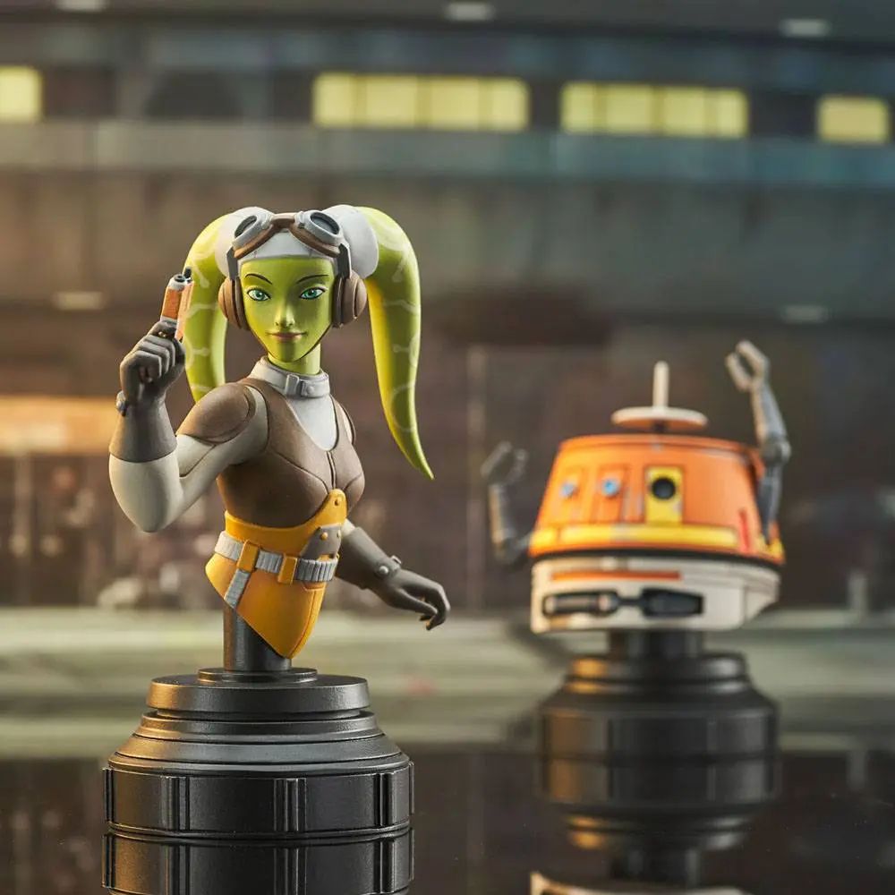 Star Wars Rebels Hera &amp; Chopper mellszobor figura csomag 15 cm termékfotó