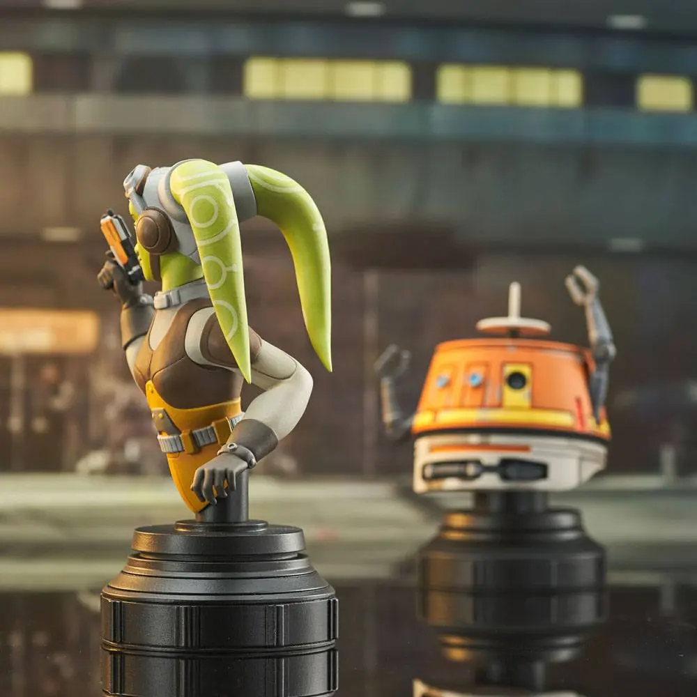 Star Wars Rebels Hera &amp; Chopper mellszobor figura csomag 15 cm termékfotó