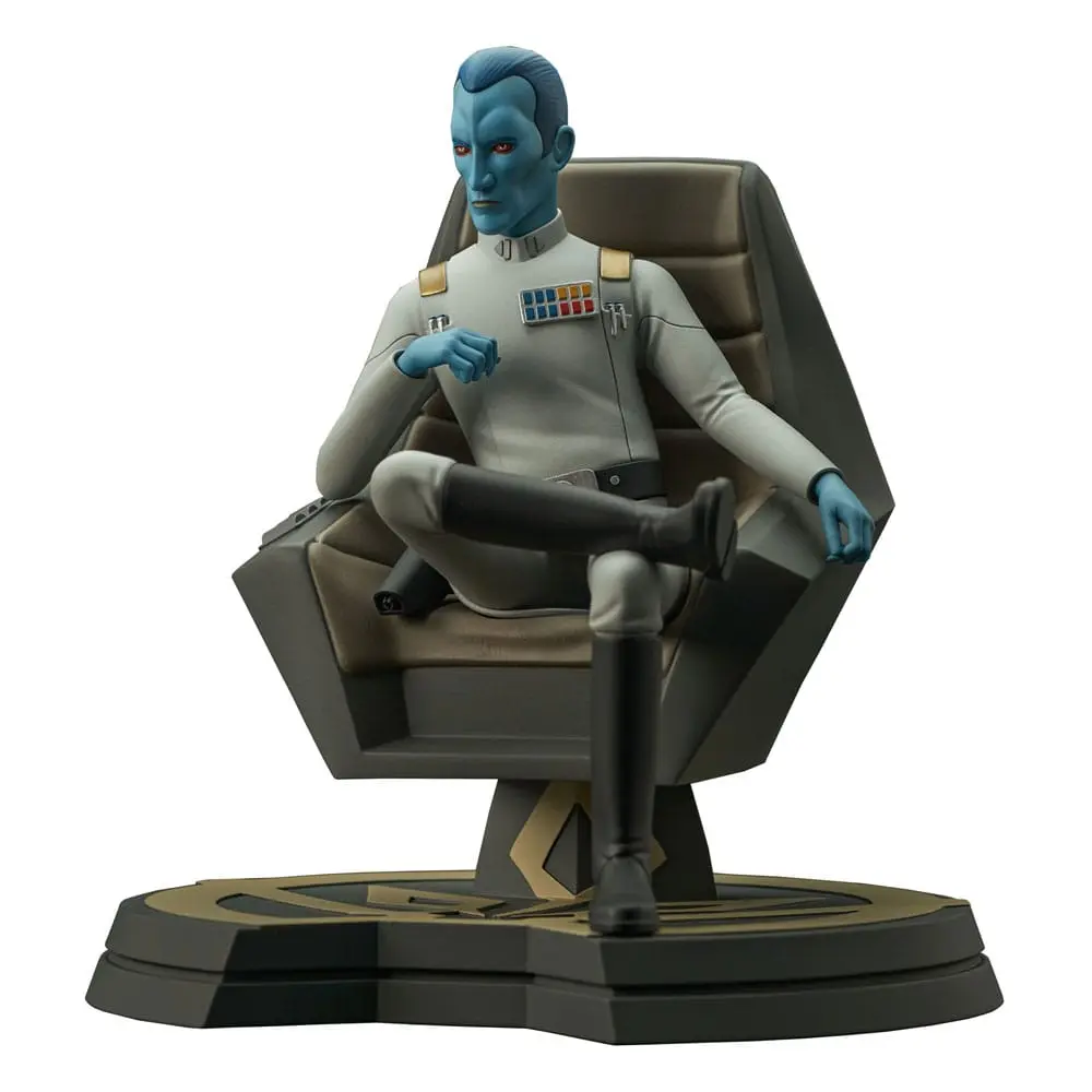 Star Wars: Rebels Premier Collection 1/7 Thrawn on Throne szobor figura 23 cm termékfotó