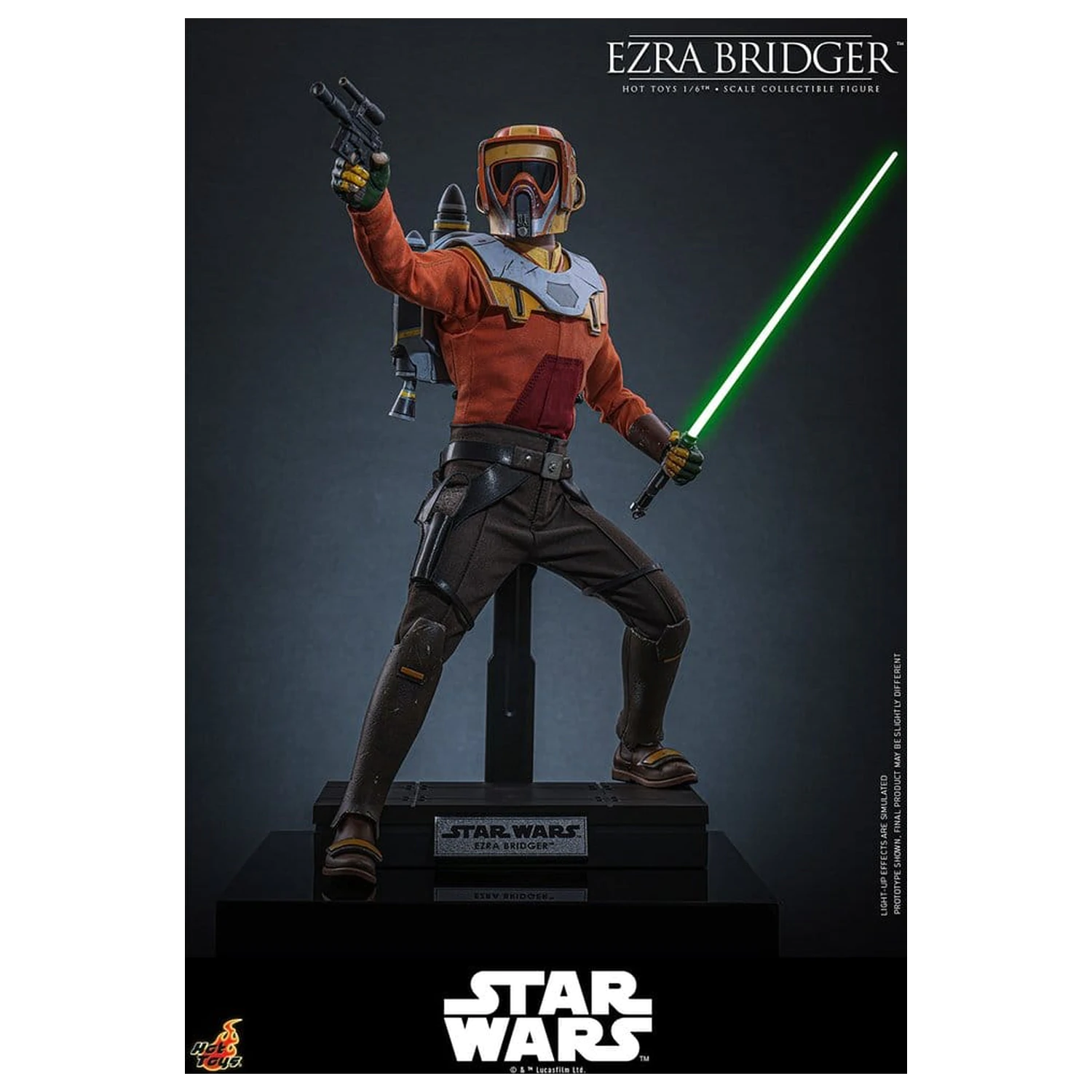 Star Wars: Rebels Television Masterpiece akciófigura 1/6 Ezra Bridger 31 cm termékfotó