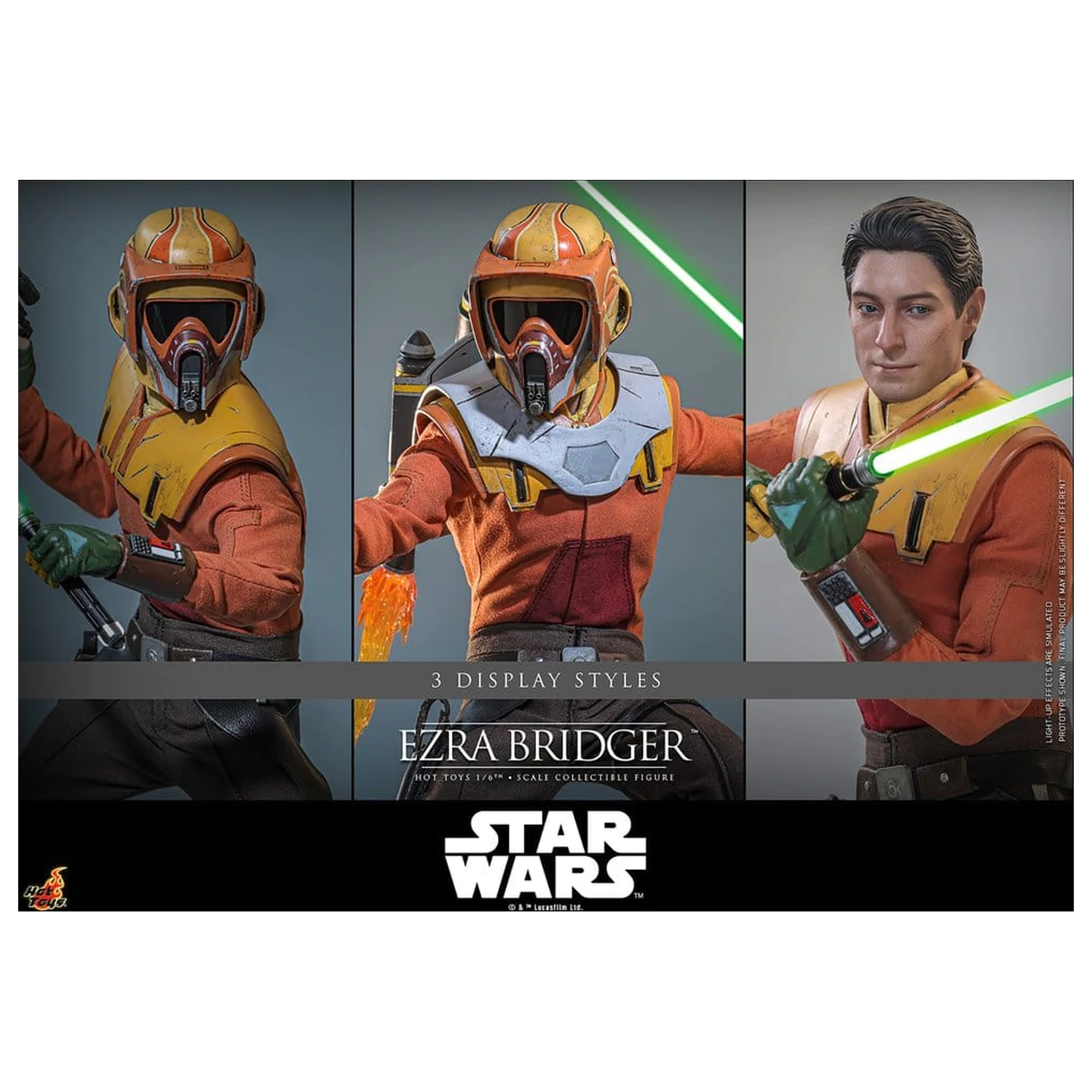 Star Wars: Rebels Television Masterpiece akciófigura 1/6 Ezra Bridger 31 cm termékfotó
