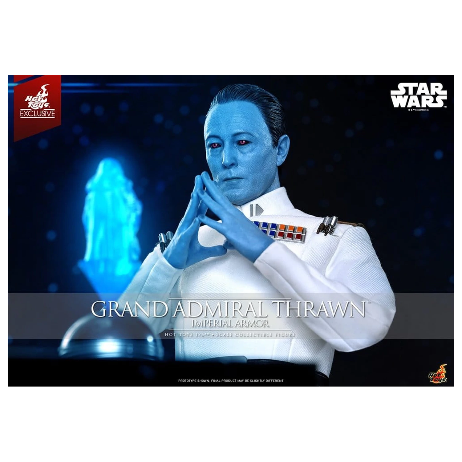 Star Wars: Rebels Television Masterpiece akciófigura 1/6 Grand Admiral Thrawn (Imperial Armor) 32 cm termékfotó
