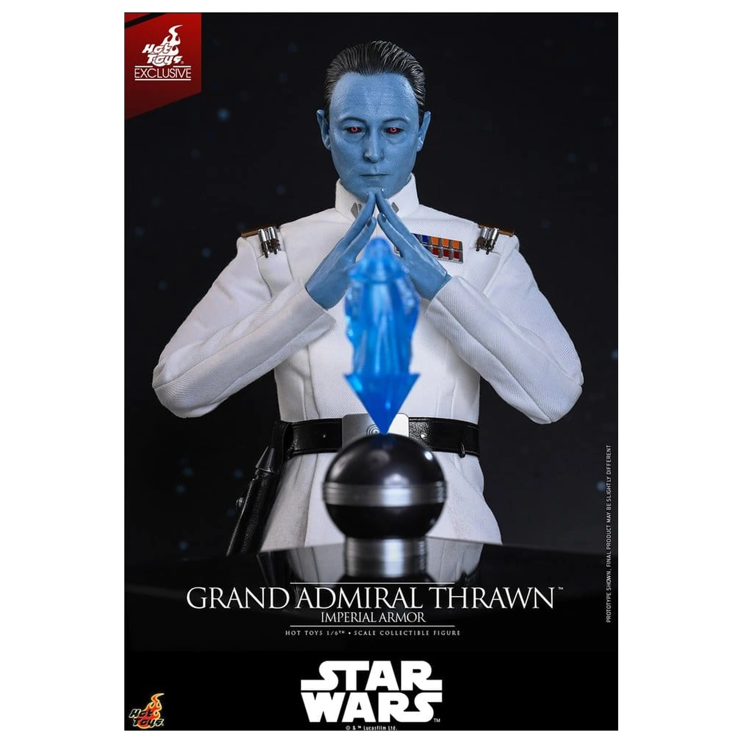Star Wars: Rebels Television Masterpiece akciófigura 1/6 Grand Admiral Thrawn (Imperial Armor) 32 cm termékfotó