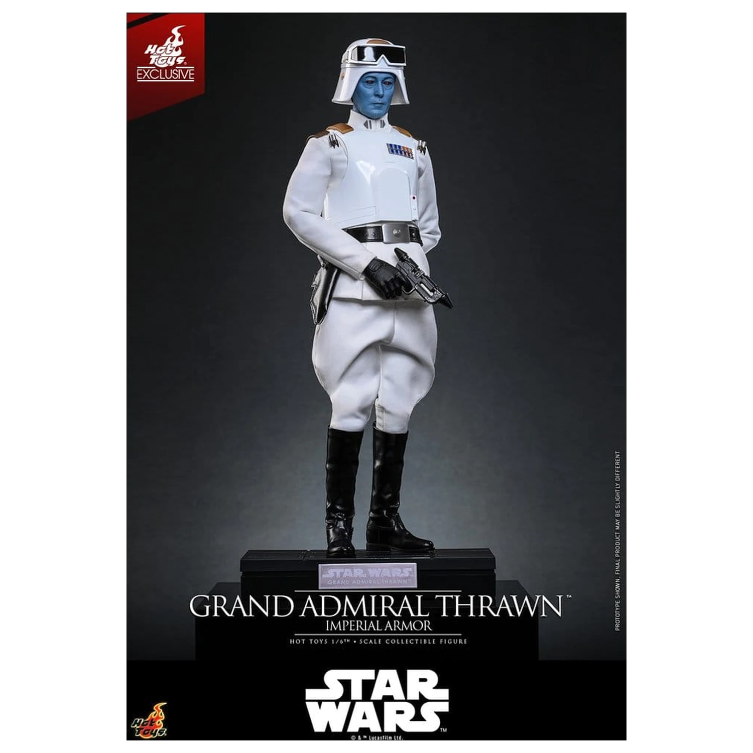 Star Wars: Rebels Television Masterpiece akciófigura 1/6 Grand Admiral Thrawn (Imperial Armor) 32 cm termékfotó