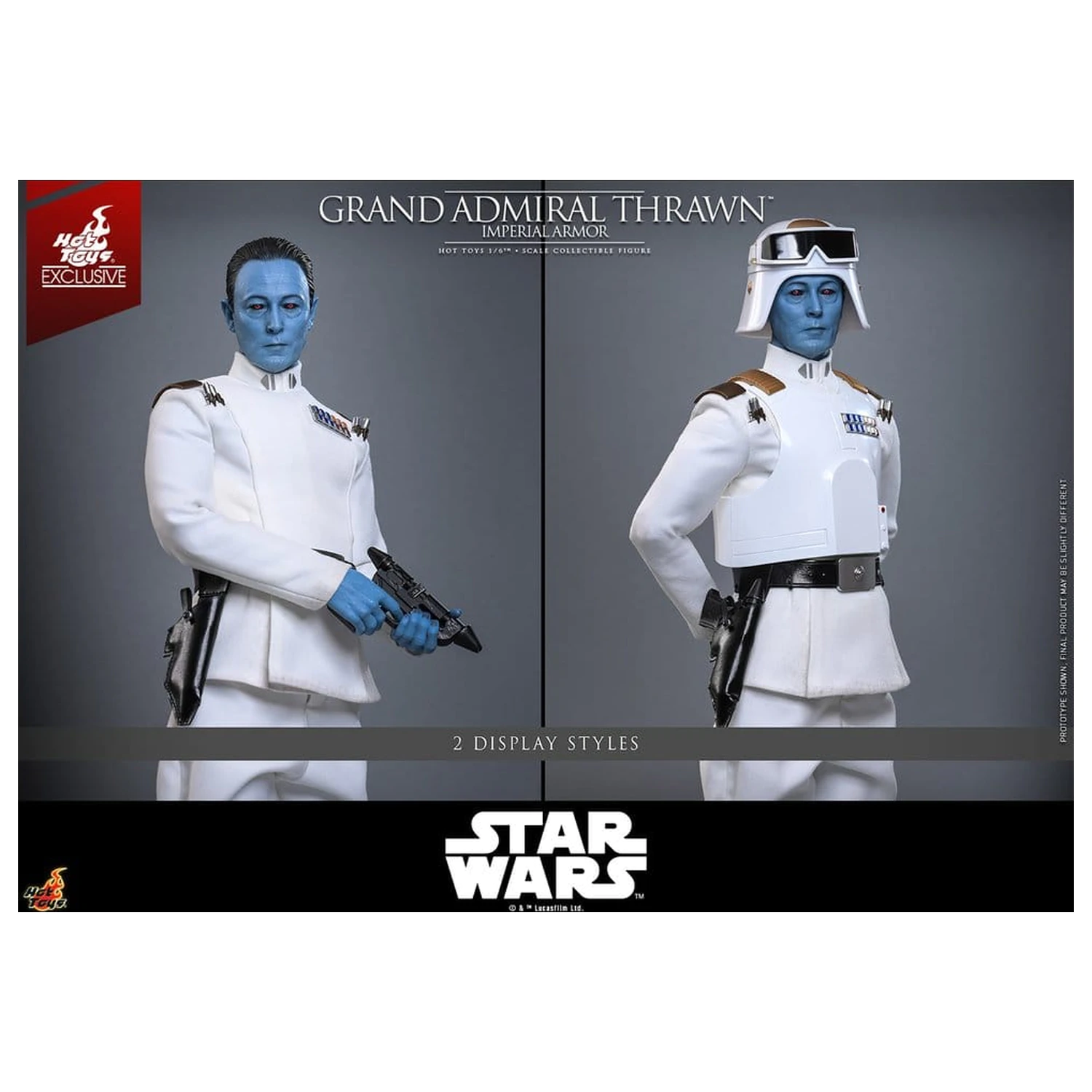 Star Wars: Rebels Television Masterpiece akciófigura 1/6 Grand Admiral Thrawn (Imperial Armor) 32 cm termékfotó