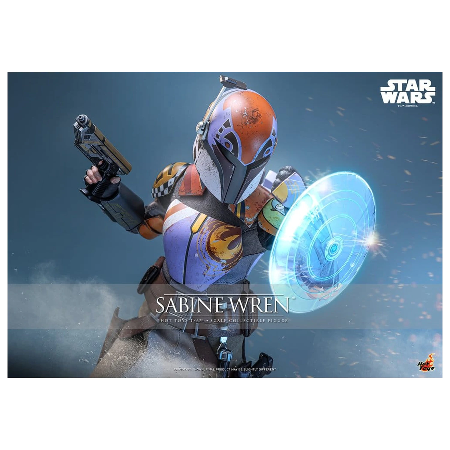Star Wars: Rebels Television Masterpiece akciófigura 1/6 Sabine Wren 29 cm termékfotó