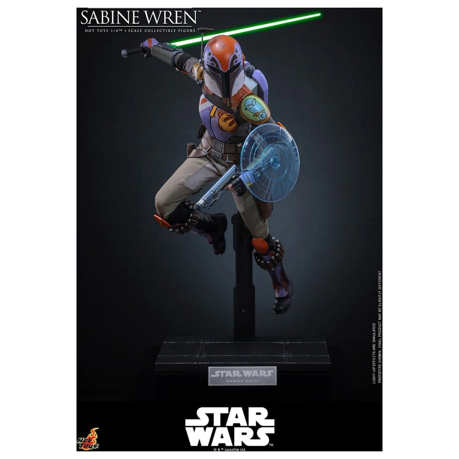 Star Wars: Rebels Television Masterpiece akciófigura 1/6 Sabine Wren 29 cm termékfotó
