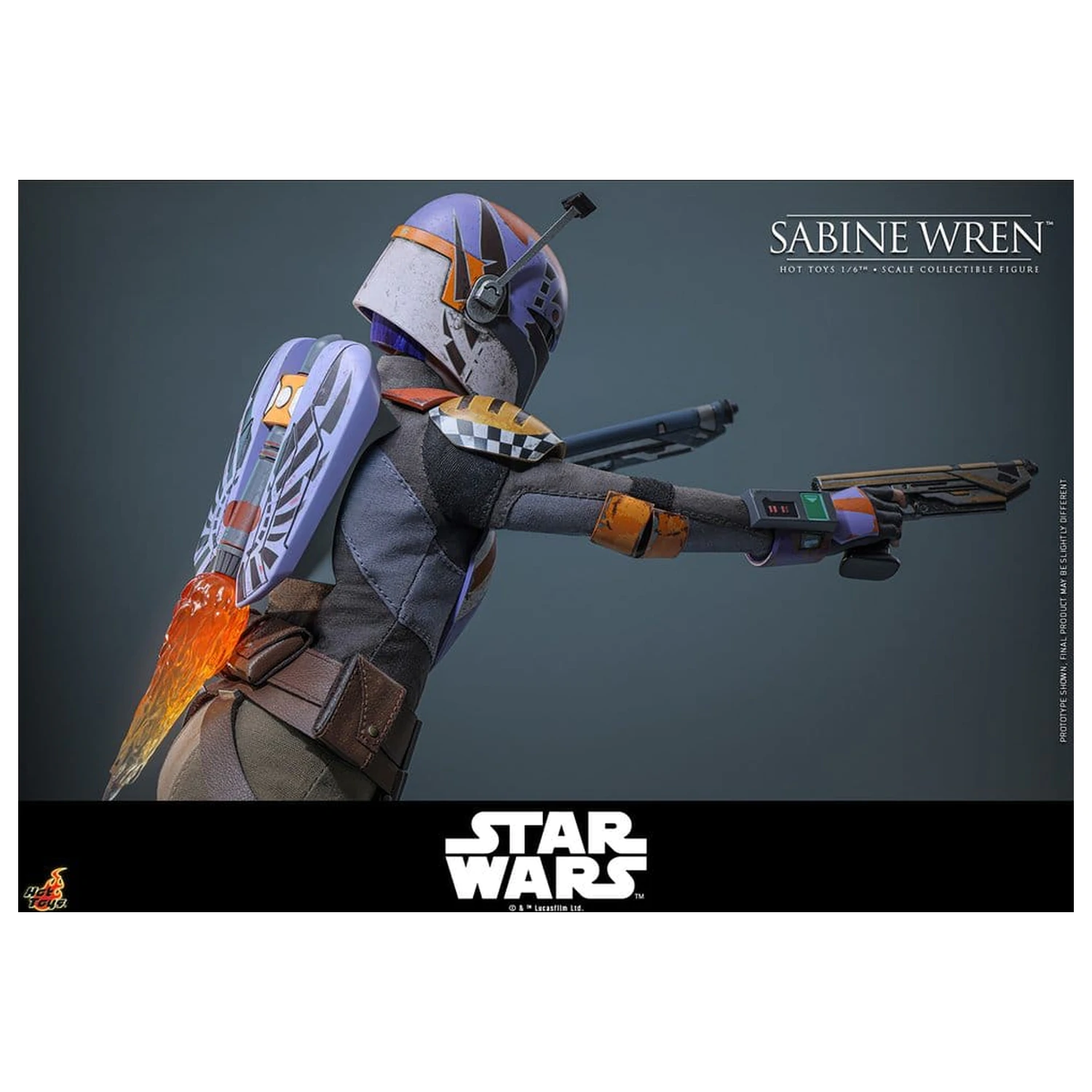 Star Wars: Rebels Television Masterpiece akciófigura 1/6 Sabine Wren 29 cm termékfotó