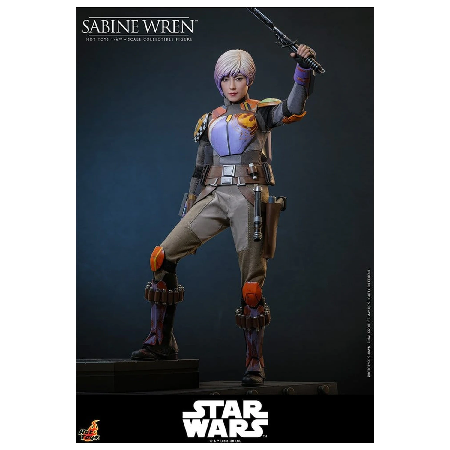 Star Wars: Rebels Television Masterpiece akciófigura 1/6 Sabine Wren 29 cm termékfotó