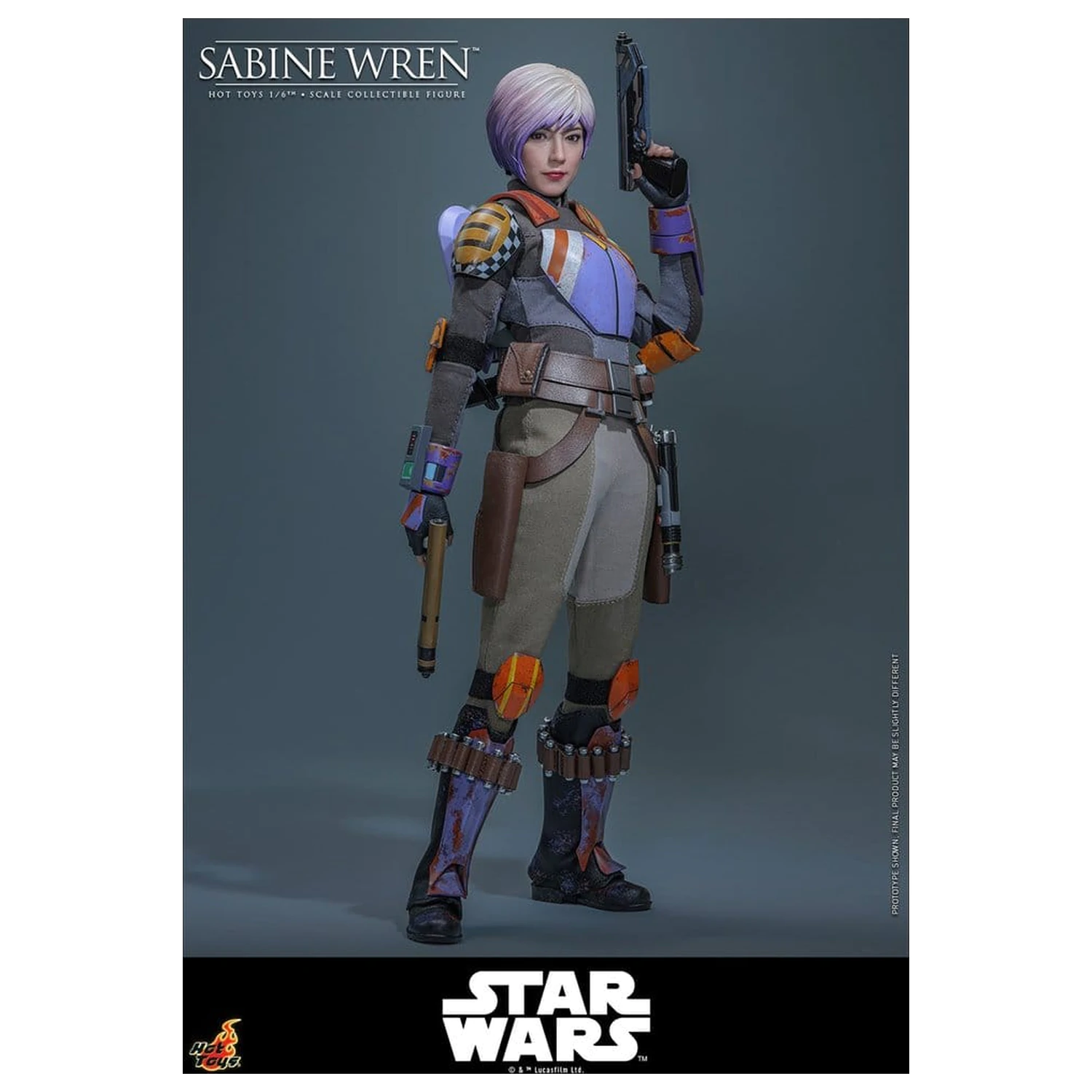 Star Wars: Rebels Television Masterpiece akciófigura 1/6 Sabine Wren 29 cm termékfotó