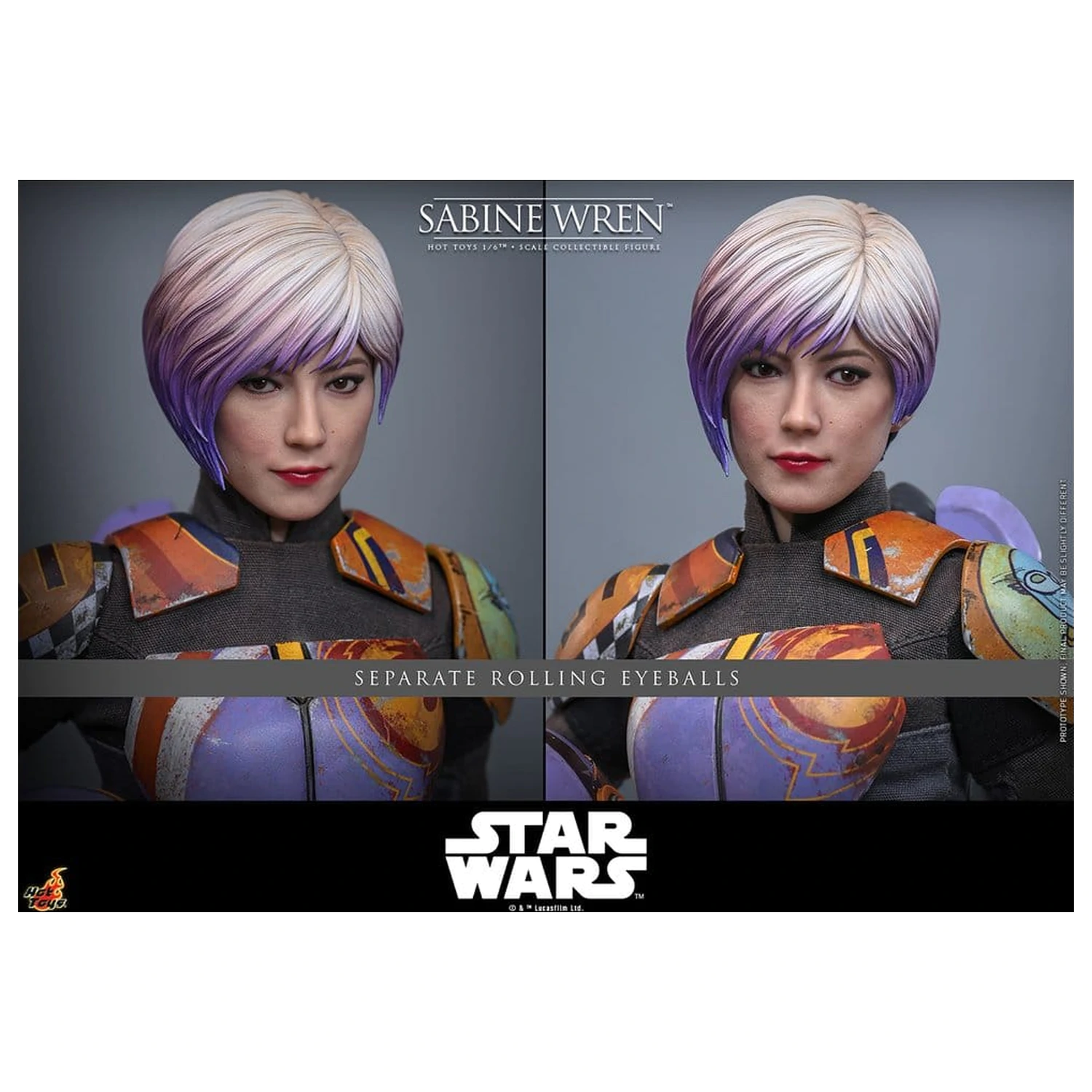 Star Wars: Rebels Television Masterpiece akciófigura 1/6 Sabine Wren 29 cm termékfotó