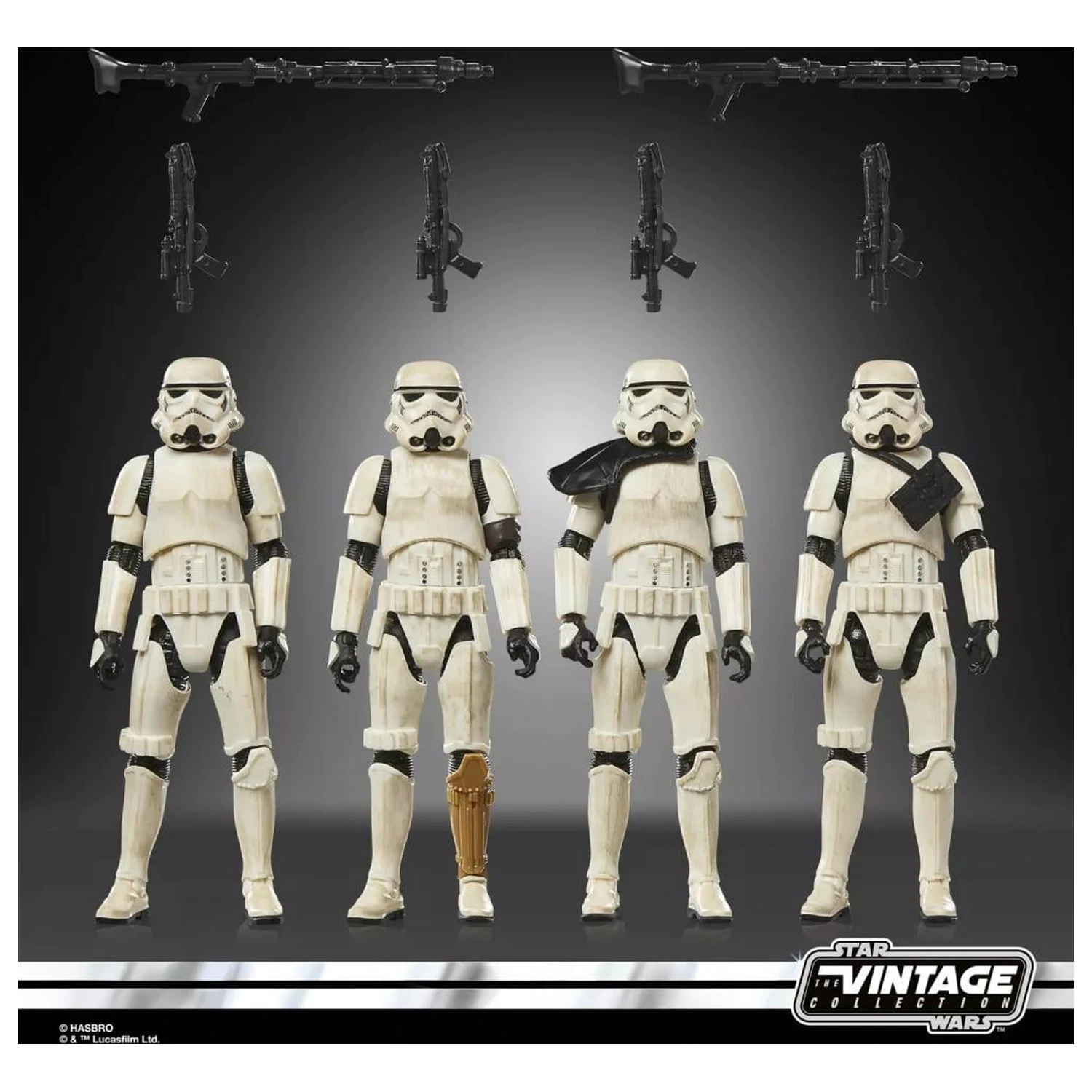 Star Wars Remnant Stormtrooper 4 db-os figura csomag Vintage Coll. 10cm termékfotó