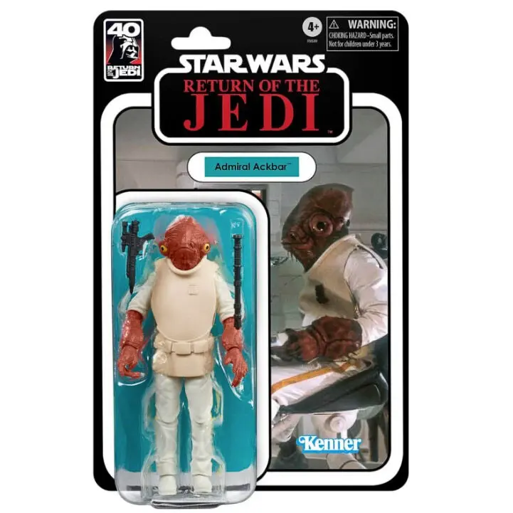 Star Wars Return of the Jedi 40. Anniversary Admiral Ackbar akciófigura 15cm termékfotó