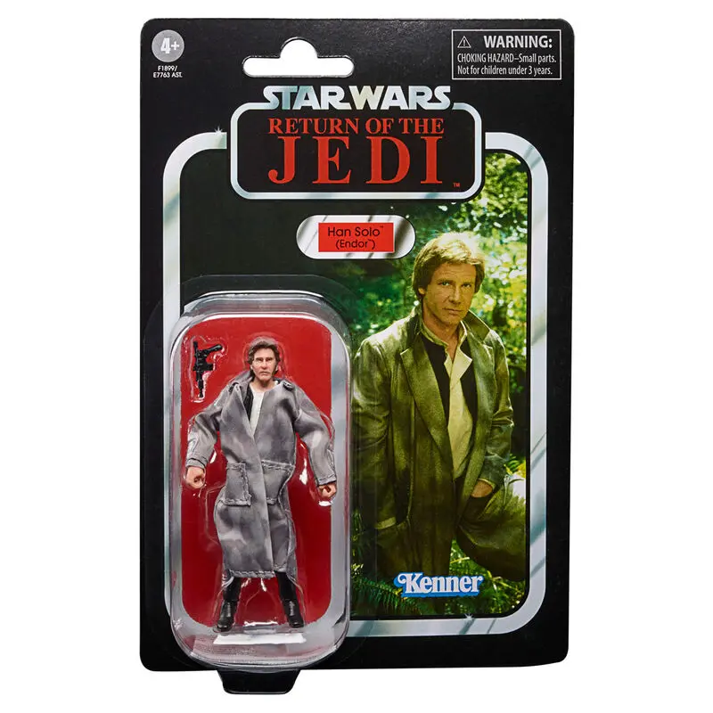 Star Wars Return of the Jedi Han Solo Endor figura 9,5cm termékfotó