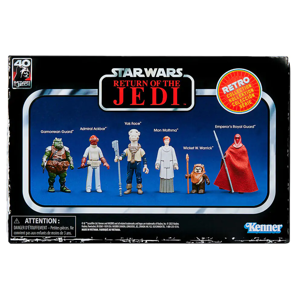 Star Wars Return of the Jedi Retro Collection 6 db-os figura csomag 9,5cm termékfotó